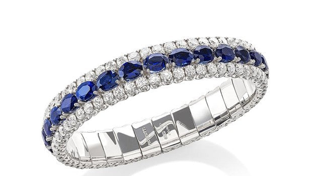 Picchiotti sapphire and diamond Xpandable™ bracelet