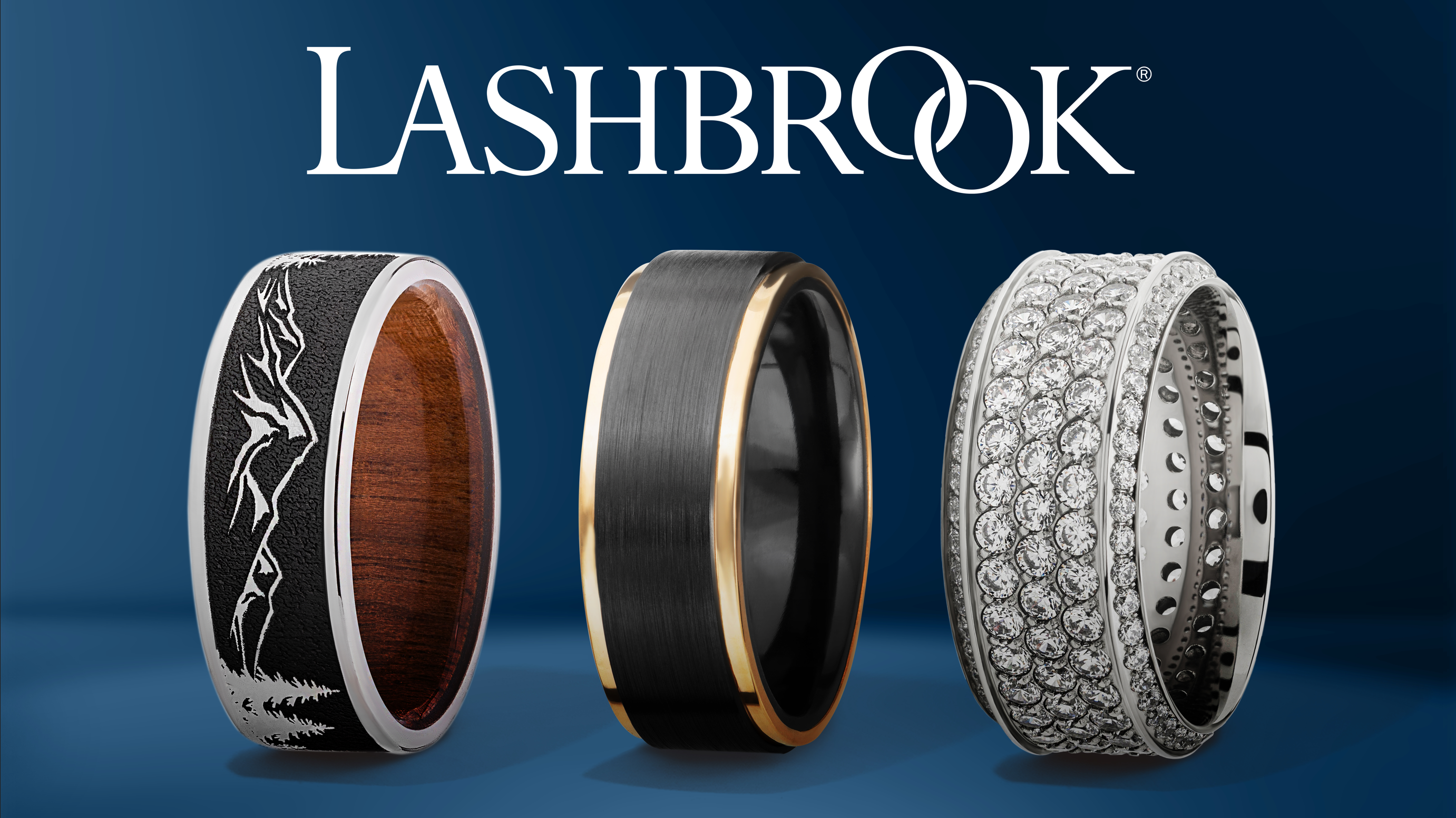 Introducing Lashbrook: Men's Wedding Bands That Tell Your Story