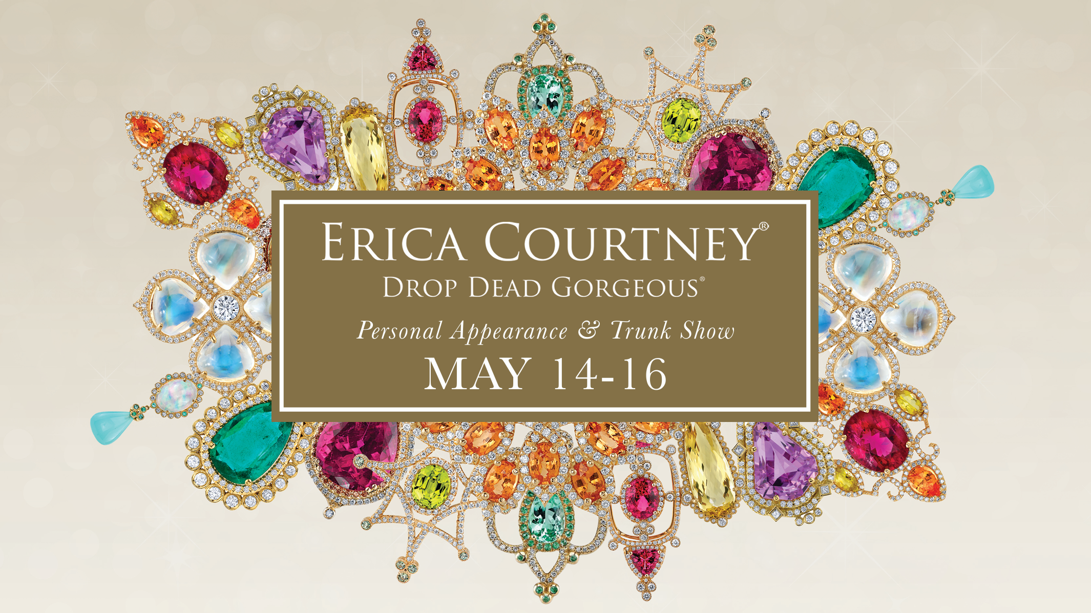 Join Us for an Exclusive Erica Courtney Personal Appearance & Trunk Show