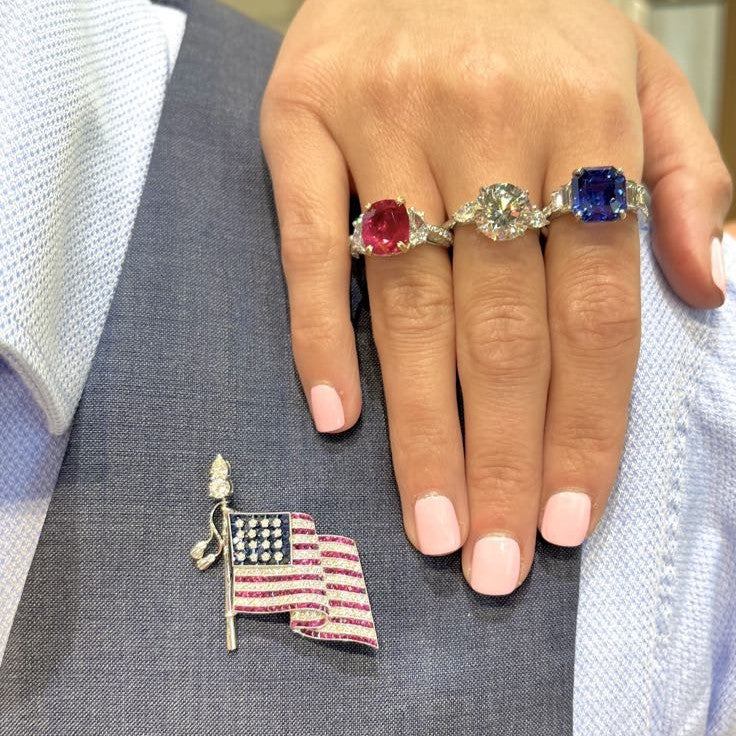 Sparkle & Shine: Celebrate the 4th of July in Sapphires, Rubies and Diamonds
