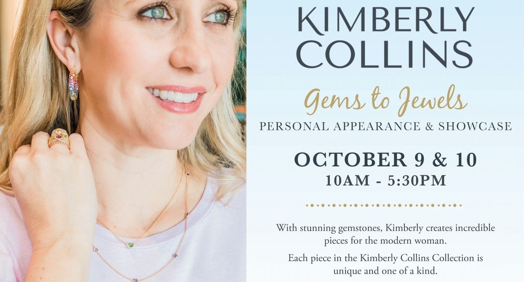 The Art of Color: Kimberly Collins Trunk Show at McCaskill & Company
