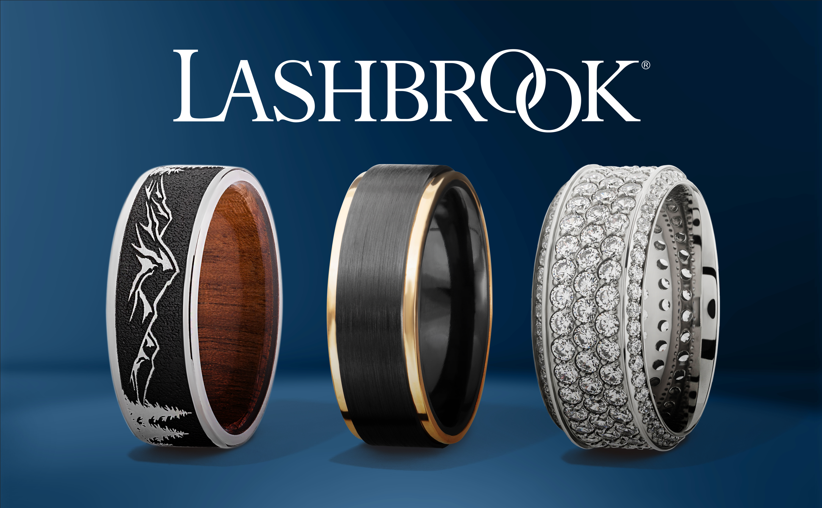 Introducing Lashbrook: Men's Wedding Bands That Tell Your Story
