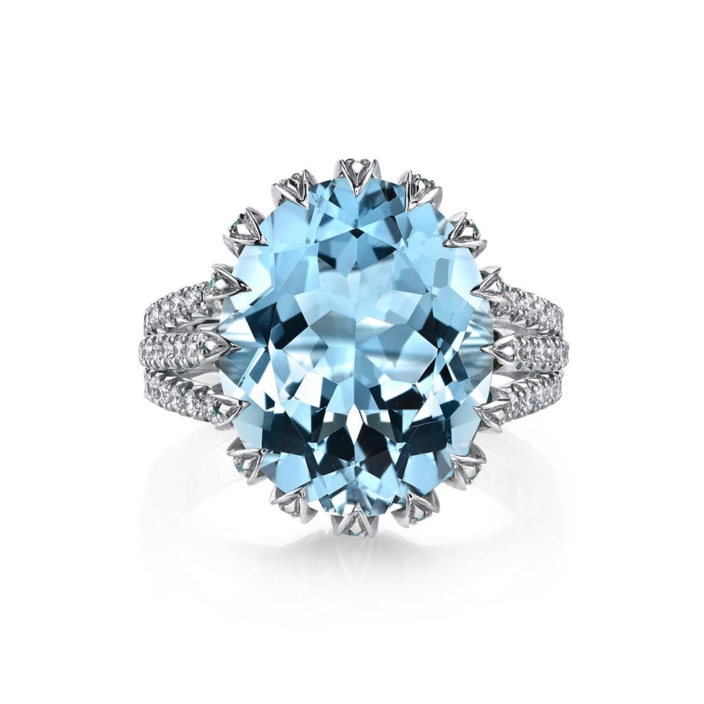 Omi Prive aquamarine ring