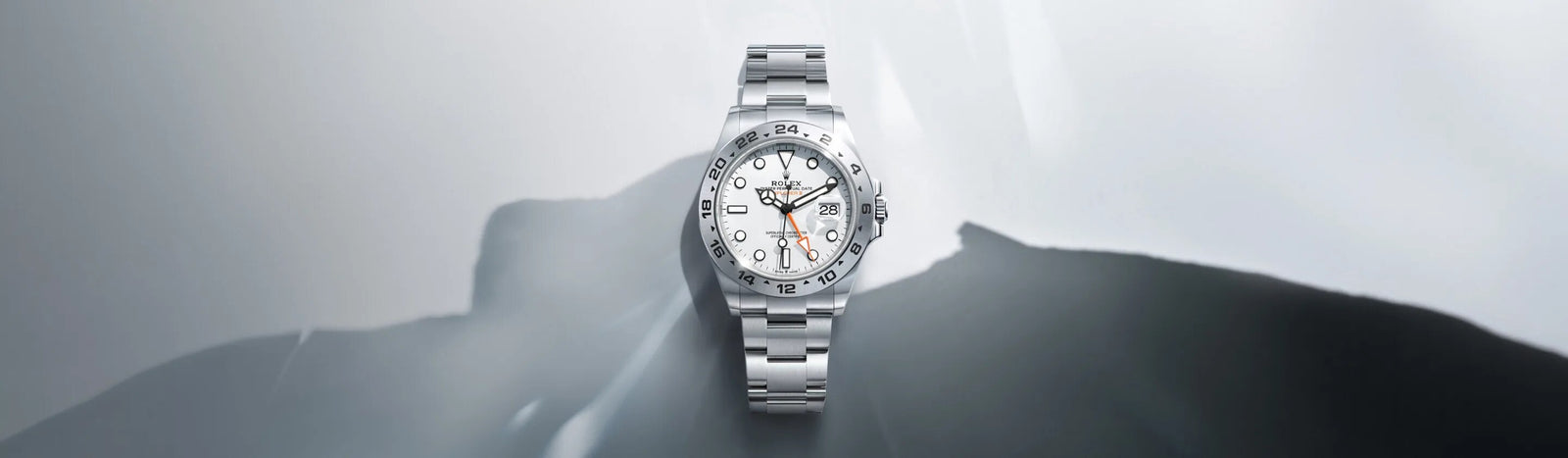 Close-up view of a Rolex timepiece