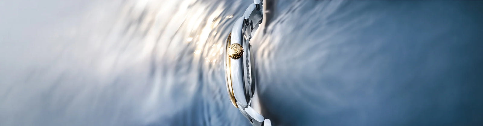 Close-up view of a Rolex timepiece